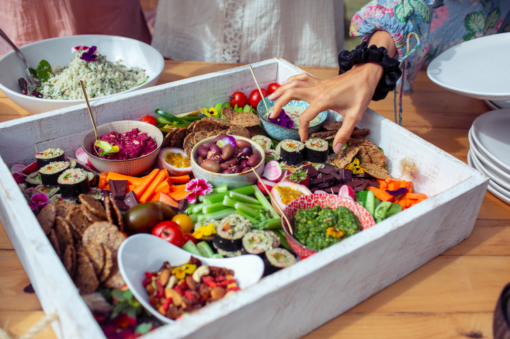 A colourful sharing platter